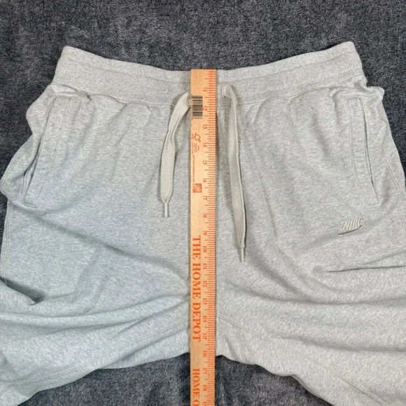 Nike Mens Joggers XL Heather Grey French Terry Sweatpants - Picture 7 of 9
